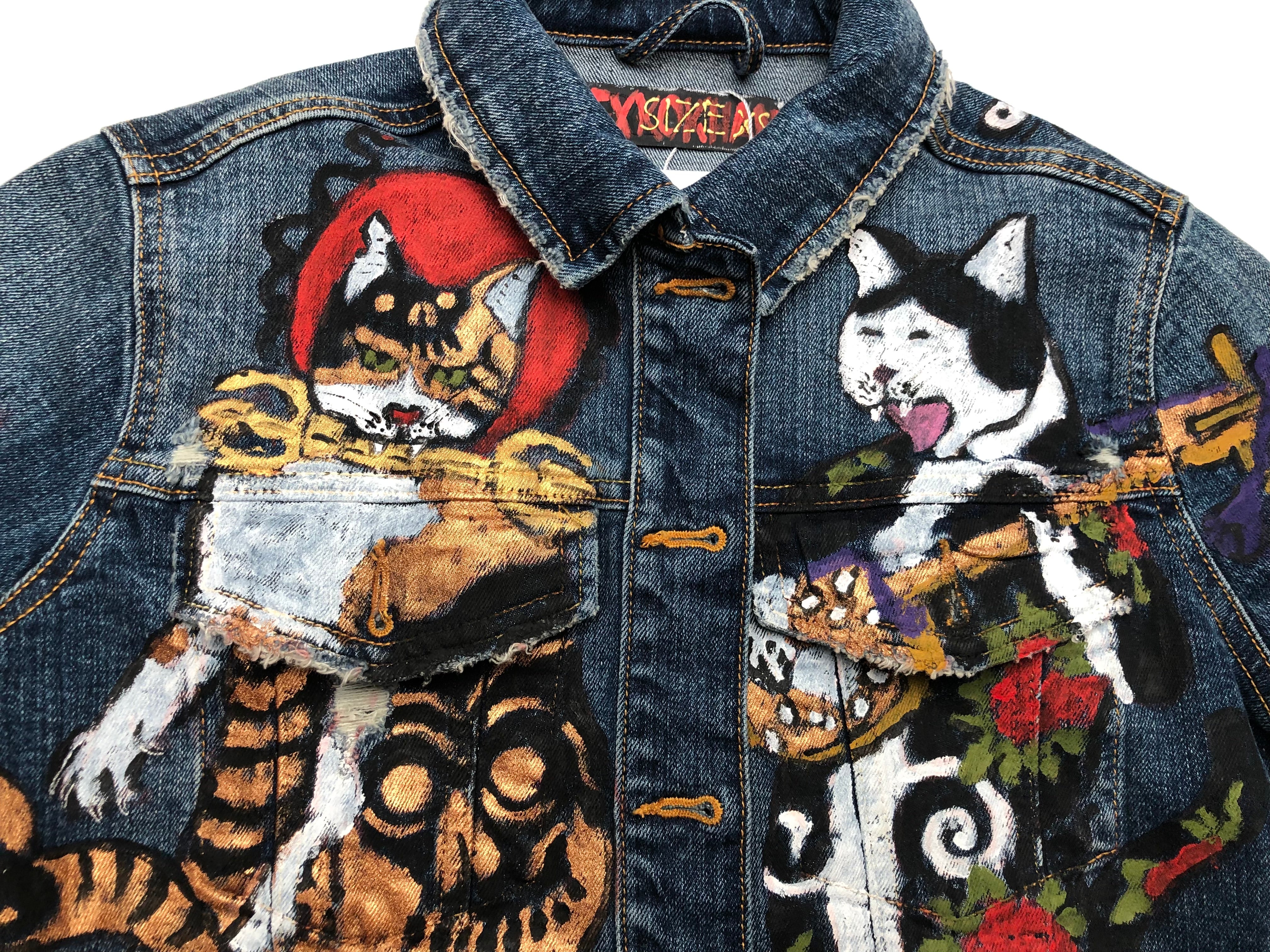 Denim jacket 2024 for cats