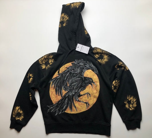 Women's hoodie raven