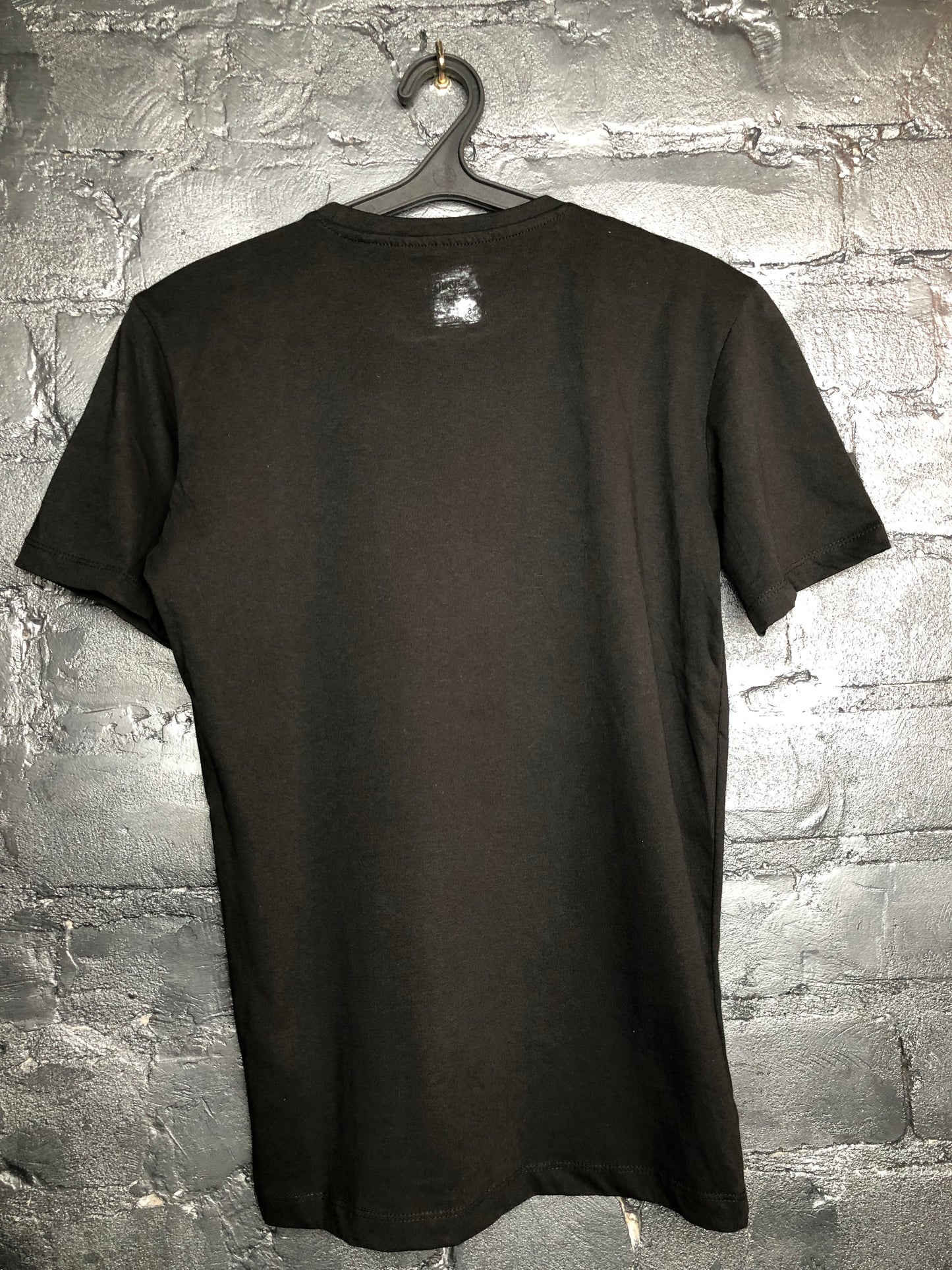 black men's T-shirt short sleeve with a pattern