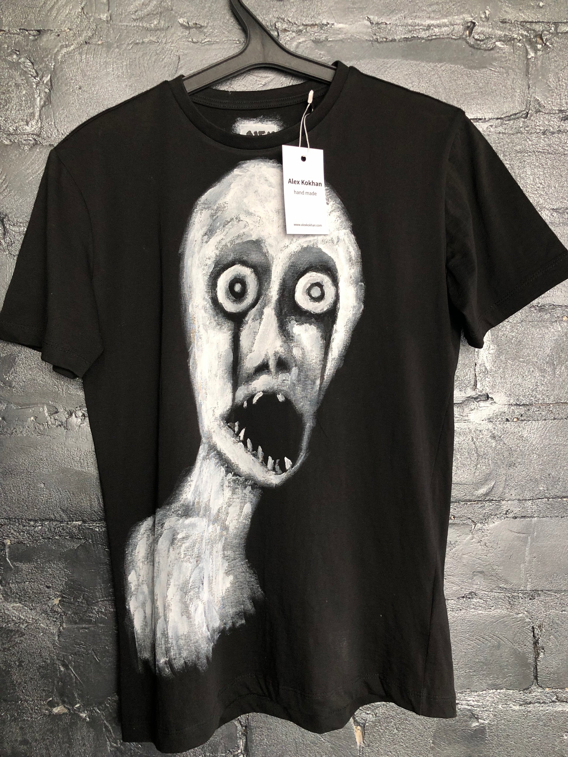 Diy para perturbado cara assustadora T-shirt