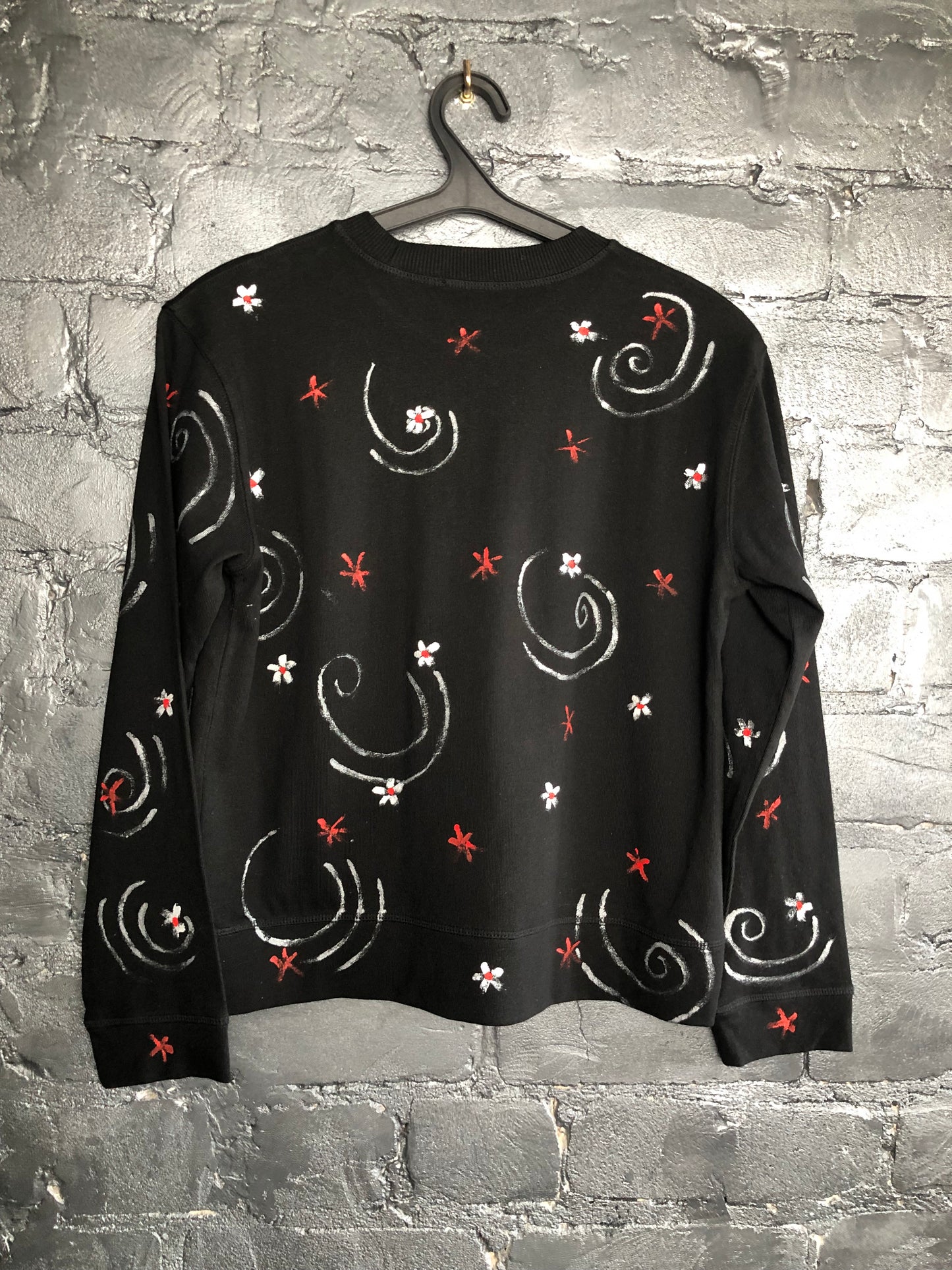 Women's long sleeve t-shirt tattoo cat